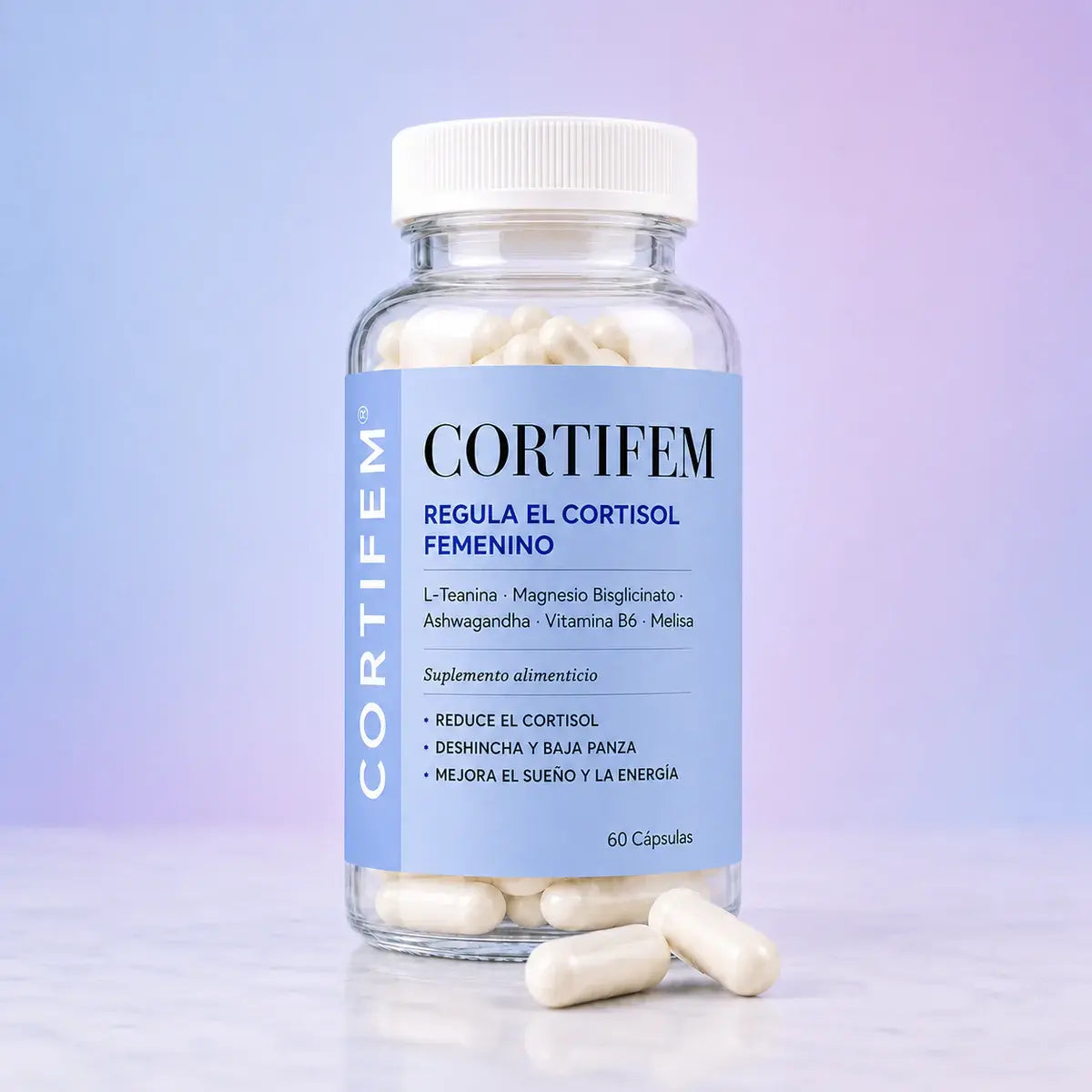 CORTIFEM | Reduce el cortisol, la panza y el estrés.
